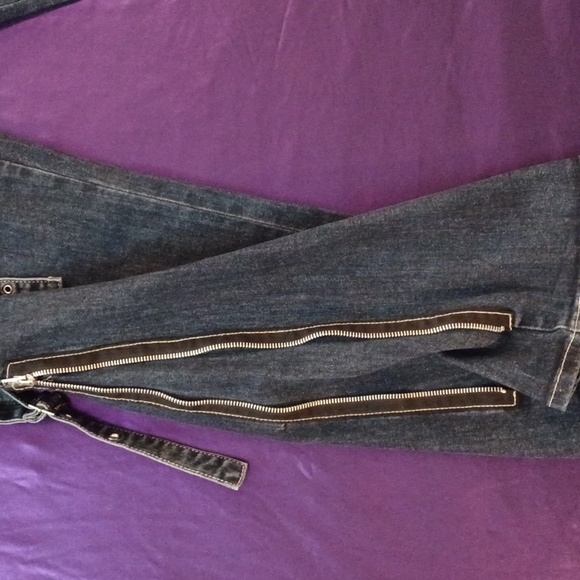 TRIPP NYC DENIUM BONDAGE PANTS SIZE 16 BLUE - Picture 7 of 16